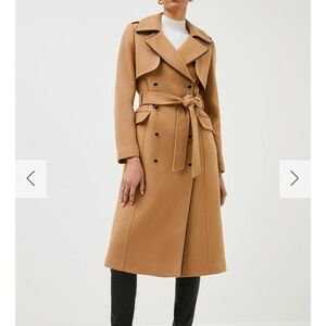 Italian Wool Military Double Breasted Coat